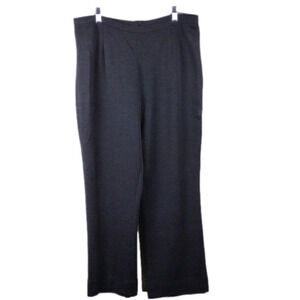 Brooks Brothers Vintage Grey Wool High Rise Flat Front Straight Leg Casual Pant